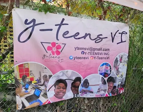 Y-Teens VI Banner at event